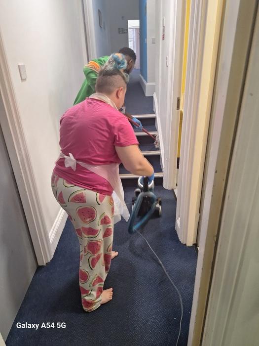 Cleaning West Lodge