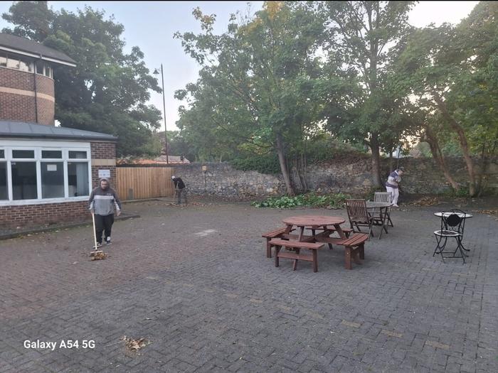 Garden clean up
